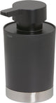 Tiger tune - zeepdispenser 180 ml - vrijstaand - rvs geborsteld zwart