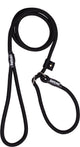 Rebel petz hondenriem - trainingslijn - zwart - s - 8mm x 140cm