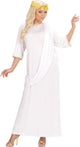 Finidi romeinse toga wit unisex