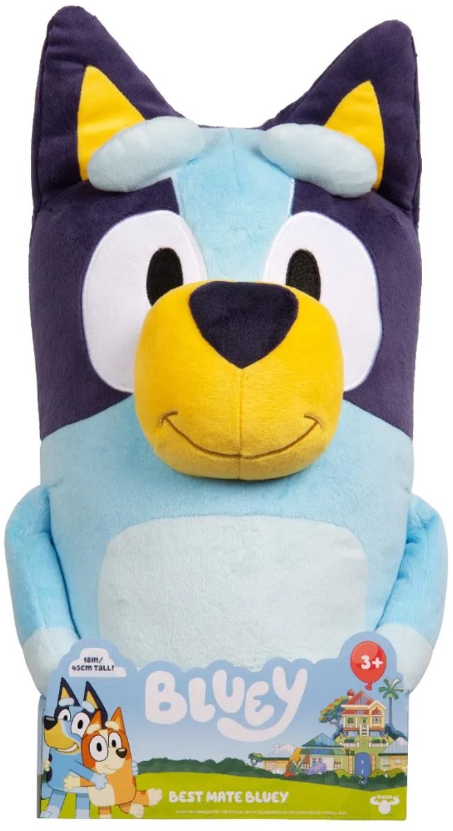 ギャラリービューアに画像をロードする, Moose toys bluey jumbo pluchen knuffel, 46cm
