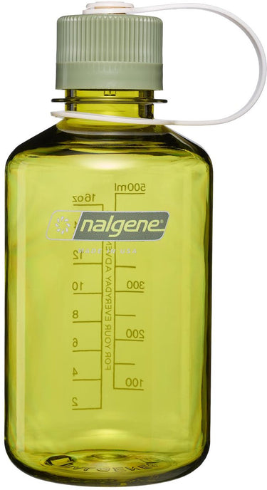 Nalgene - narrow-mouth bottle - drinkfles - waterfles - 500ml - endive w oil green sustain nieuw!