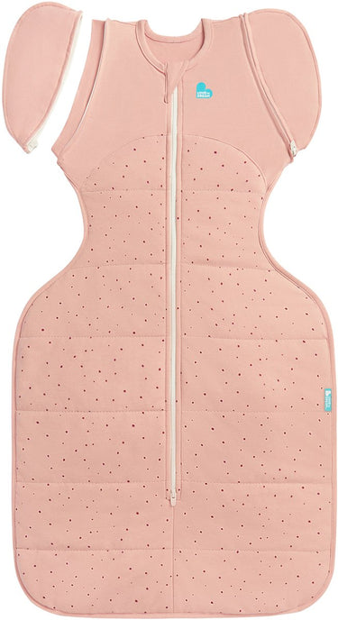 Love to dream ™ babyslaapzak swaddle up™ - inbakeren afbouwen - baby 6-9 maanden - 8.5-11 kg - winter - rose