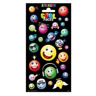 Totum stickervel twinkle - coole gezichten