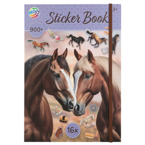 Creative craft group stickerboek a4 horse collection 16 pagina's en 900 + stickers | 4 stuks