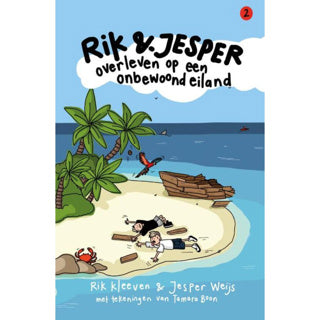 Load image into Gallery viewer, Rik en jesper overleven op een onbewoond eiland - kinderboek
