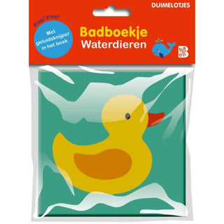 Standaard uitgeverij duimelotjes badboekje - waterdieren