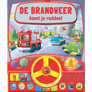 Boek geluiden boek brandweer komt je redden