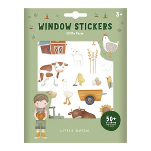 Little dutch raamstickers boerderij | 6 stuks