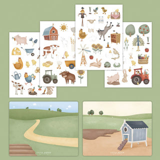 Little dutch raamstickers boerderij | 6 stuks