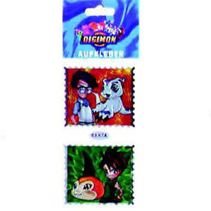 Stickers digimon metal assorti | 100 stuks