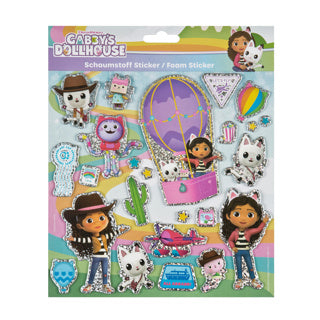 Undercover foam stickers met glittereffect gabby | 6 stuks