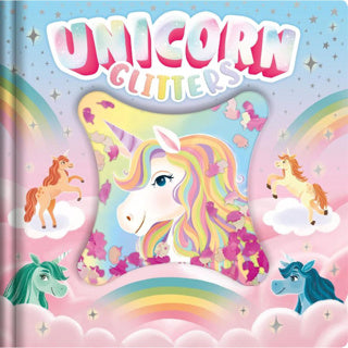 Boek unicorn glitters