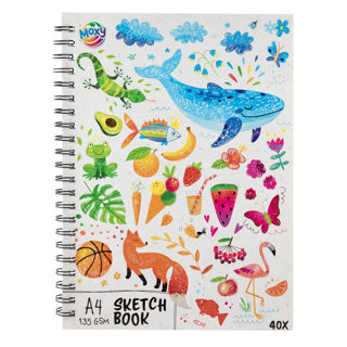 Schetsboek a4 ringband | 6 stuks