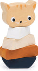 Mentari stapelaar - kitten - 6x2,5x11,5cm - hout - 1 jaar