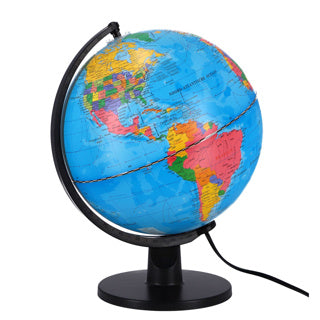 Afbeelding laden in galerijviewer, Science globe met licht nederlands led 25 cm
