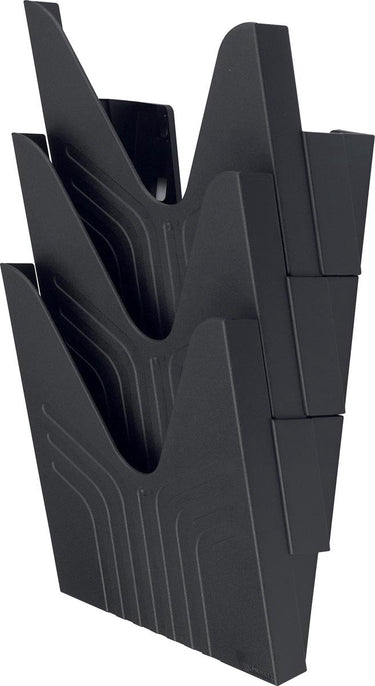 Avery folderhouder wand fo hoog 3vaks nr144 zwart