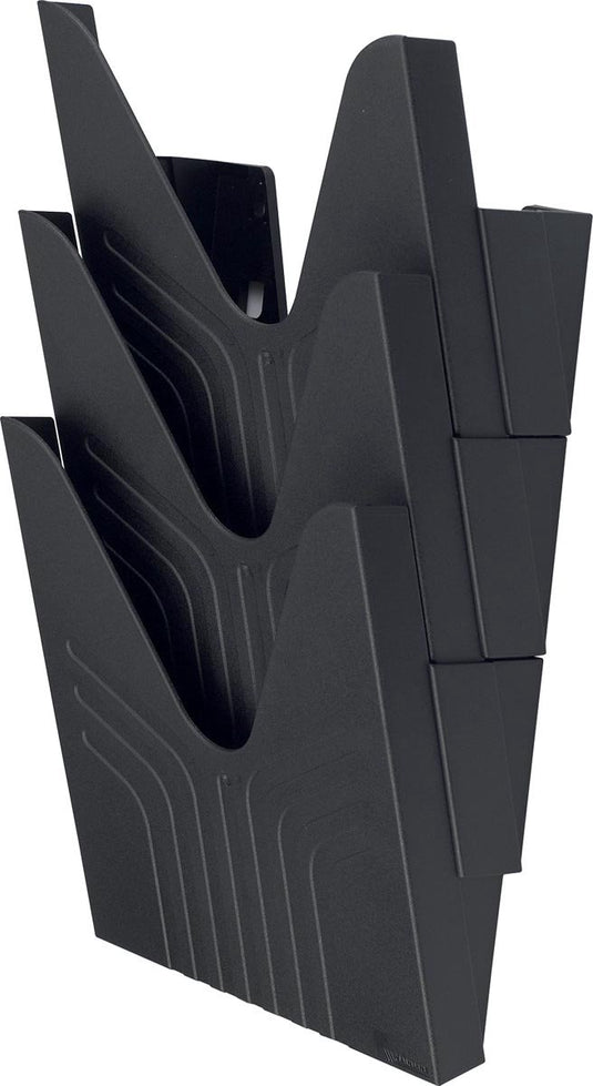 Avery folderhouder wand fo hoog 3vaks nr144 zwart