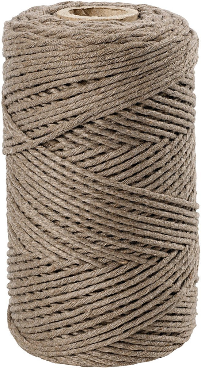 Chargez l'image dans la visionneuse de la galerie, Creativ company macrame koord lichtbruin, 198m
