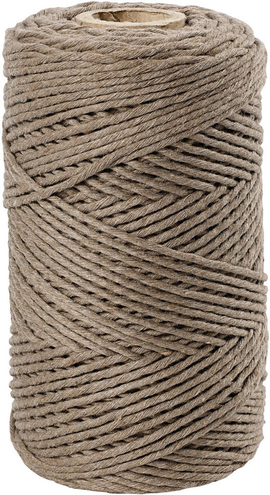 Creativ company macrame koord lichtbruin, 198m