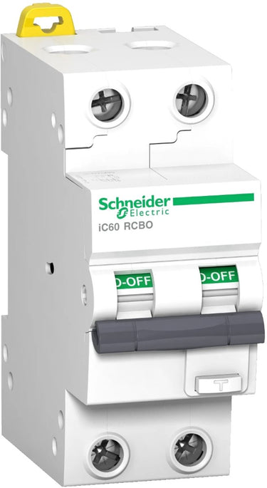 Schneider electric acti9 ic60 aardlekautomaat 2p 10a 30ma c-karakteristiek 10ka