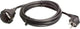 As-schwabe verlängerungskabel plastic sheathed cable black l 5m