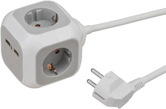 Brennenstuhl mehrfachverteiler alea power socket block with usb-charger
