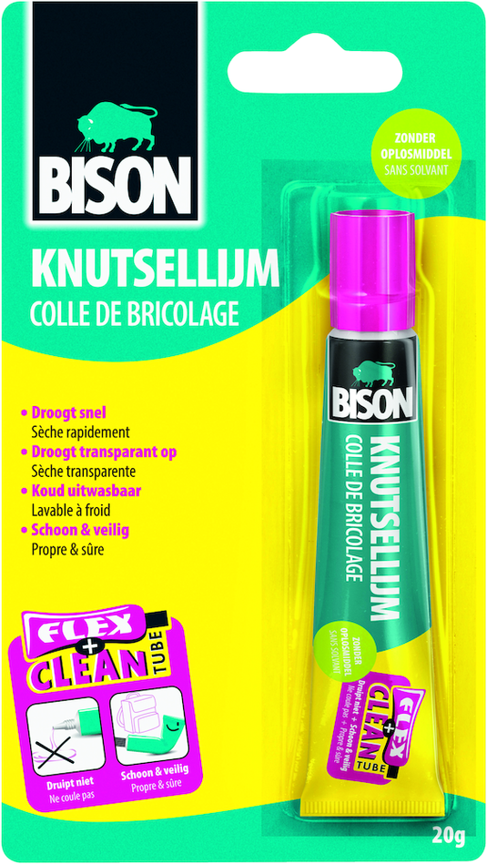 Bison knutsellijm flex clean kaart | 20 g - 65877
