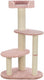 Trixie krabpaal lonni - pluche corduroy, jute omwikkeling - 75x55x132 cm