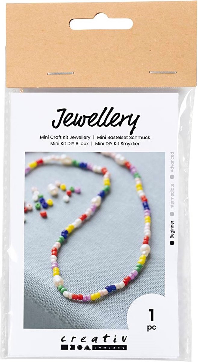 Afbeelding laden in galerijviewer, Creativ company mini hobbyset sieraden zoetwaterparel halskettingen
