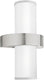 Eglo beverly wandlamp buiten - e27 - 35 cm - zilver wit