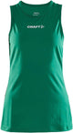 Craft rush slim singlet dames - groen | maat: m