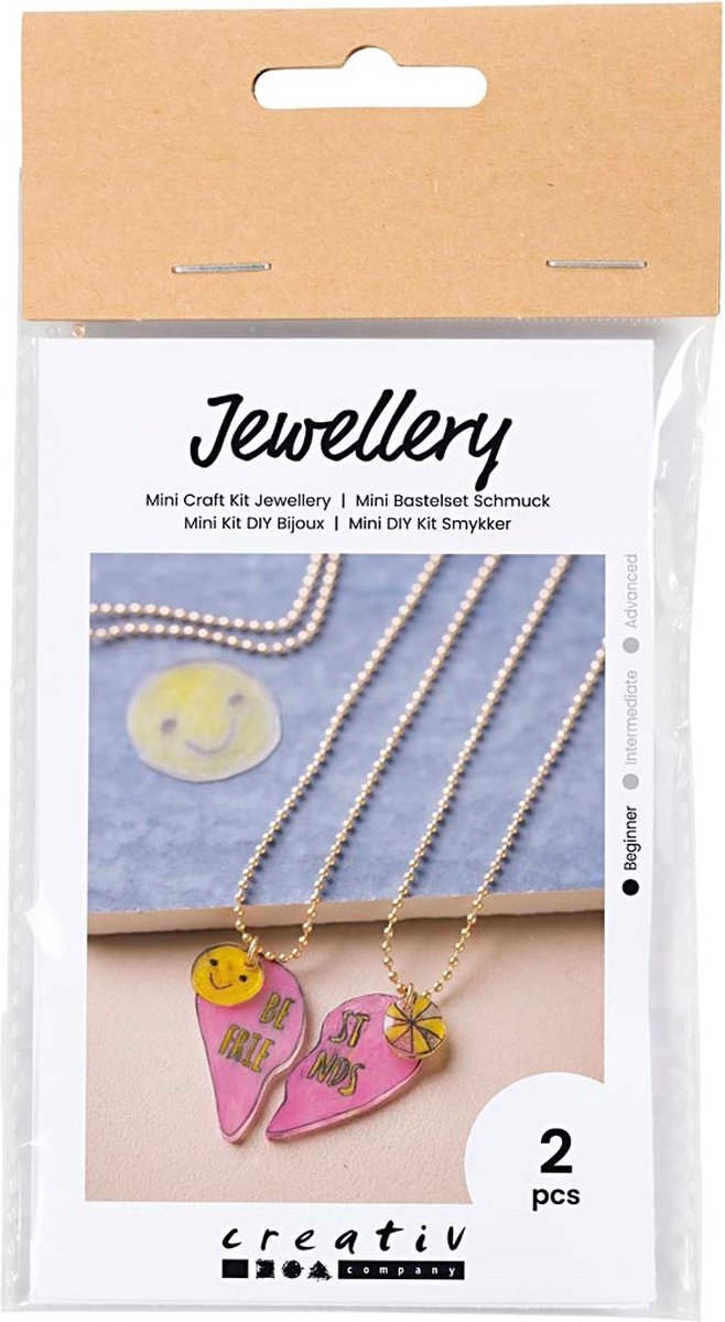 ギャラリービューアに画像をロードする, Creativ company mini hobbyset sieraden vriendschapskettingen van krimpfolie
