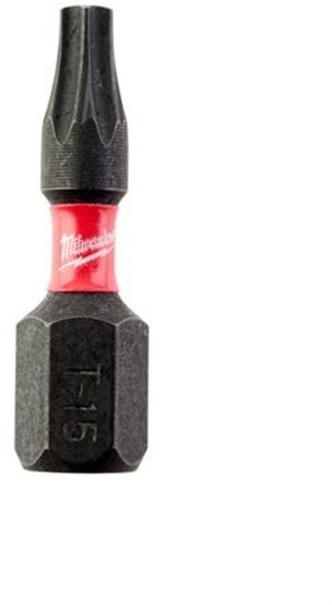 Milwaukee shockwave impact duty™ schroefbits shockwave tx15 x 25 mm - 2 stuks - 4932430872