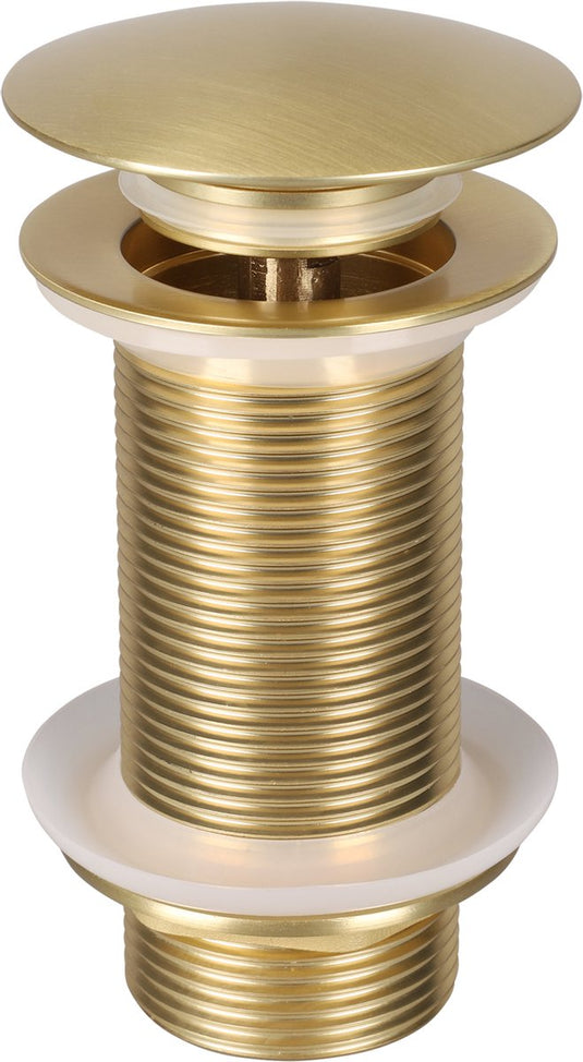 Differnz wastafel afvoerplug pop up design 9.8 cm goud