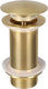 Differnz wastafel afvoerplug pop up design 9.8 cm goud