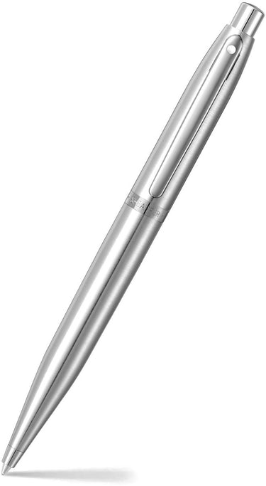 Sheaffer balpen - vfm - geborsteld chroom afwerking - penpunt m - schrijfkleur zwart - sf-e2942651