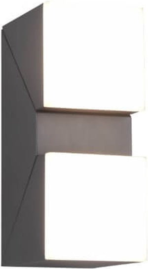 Trio avon - wandlamp - antraciet - incl. 2x smd 7w - buitenverlichting - ip54