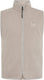 Didriksons tino usx vest unisex outdoorjas - ash brown