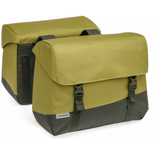 Afbeelding laden in galerijviewer, Burgers - new looxs tas new looxs joli dubbel | oslo | olijfgroen geel | 37l
