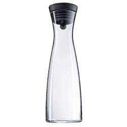 Waterkaraf wmf 1,5l glas, staal transparant, zwart