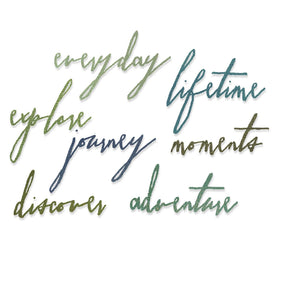 Sizzix • handwritten journey by tim holtz