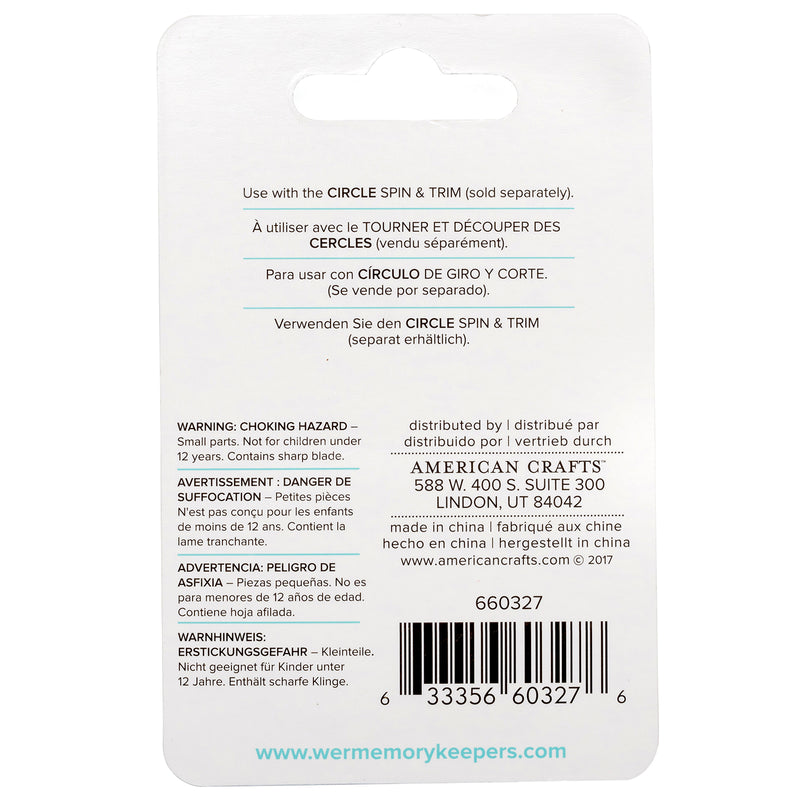 Load image into Gallery viewer, We r makers • circle spin trimmer refill blades 2stuks
