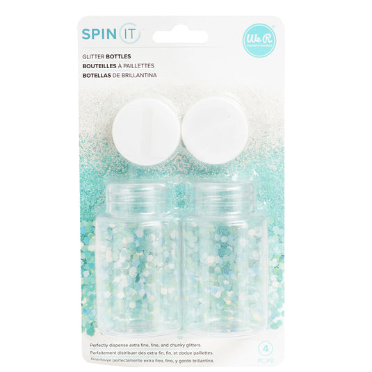 We r makers • spin it glitter bottles
