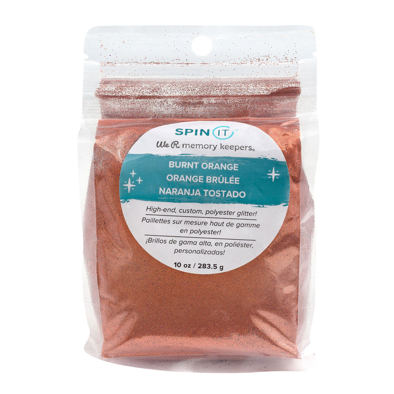 Load image into Gallery viewer, We r makers • spin it extra fine glitter burnt orange
