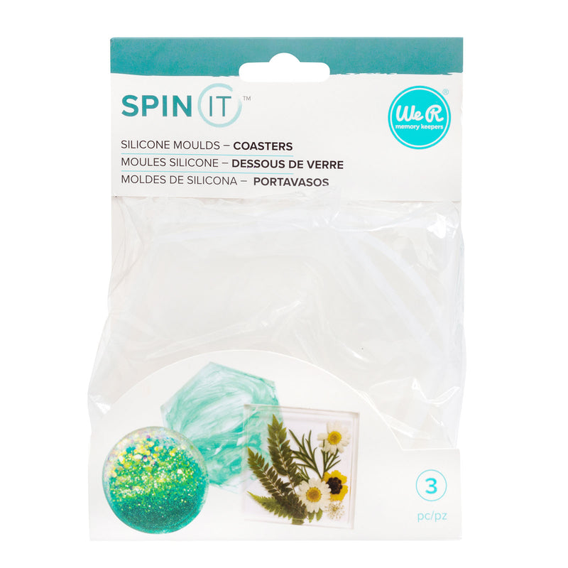 Load image into Gallery viewer, We r makers • spin it coaster moulds
