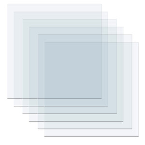 We r makers • 3d mold press clear plastic sheets 40pcs