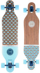 longboard Nautical 104 x 25 cm blauw