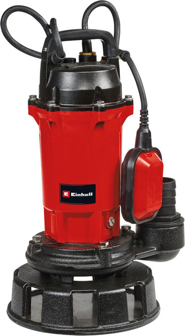 Einhell elektrische vuilwaterpomp ge-dp 900 cut - 900 w - 16.000 l u - geïntegreerd snijsysteem om grof vuil en vaste voorwerpen te vermalen