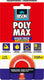 Bison poly max® high tack express montage tape transparant 1,5 meter x 19mm, universele dubbelzijdige montagetape, eenvoudig in gebruik, extra sterk, supersnel, ophangen zonder boren