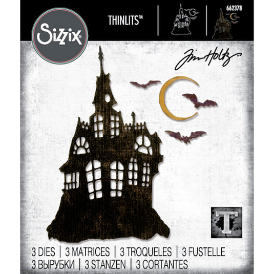 Sizzix • die set 3pcs haunted house by tim holtz